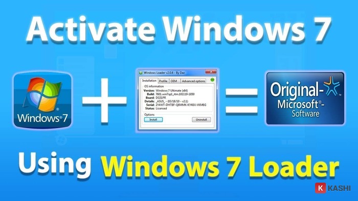 Tải Windows Loader 2.2.2 - Active Windows 7 Nhanh Nhất