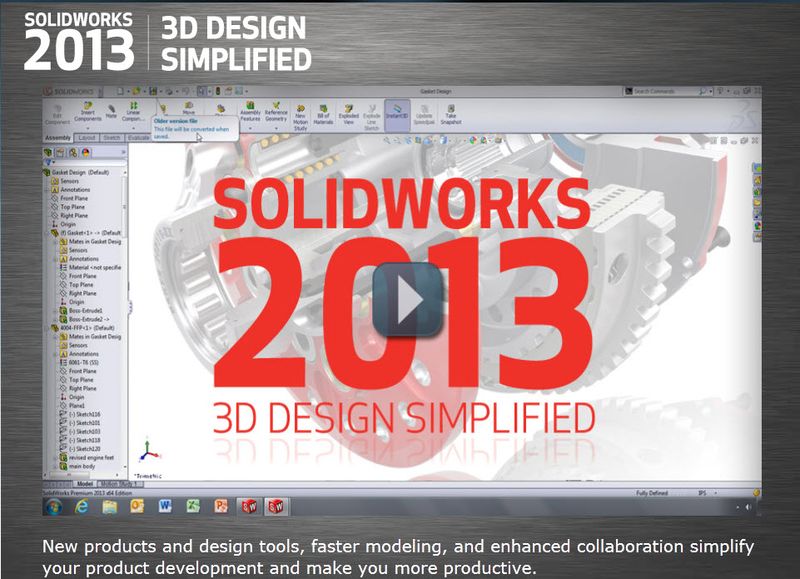 Tải SolidWorks 2013 Miễn Phí – Phần Mềm Thiết Kế Cơ Khí